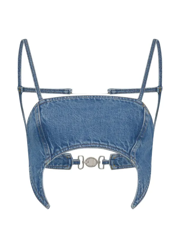 Denim Bra Top - Marine Serre