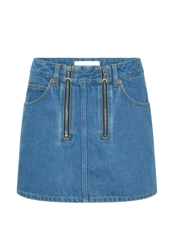 Denim Mini Skirt - Marine Serre