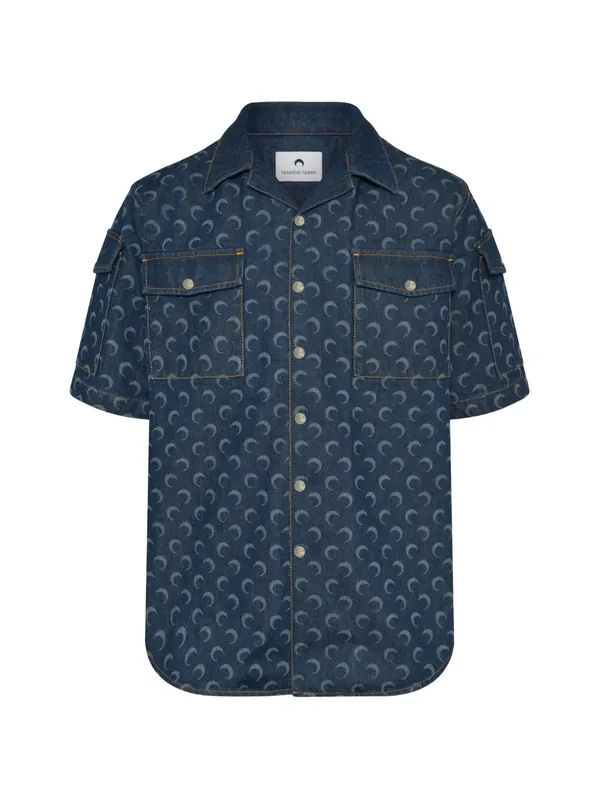 Moon Denim Shirt - Marine Serre
