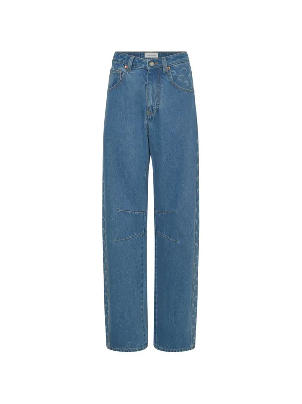 Baggy Fit Denim Jeans - Marine Serre