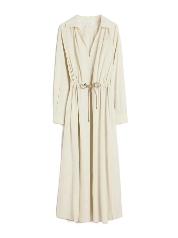 Cotton Poplin Dress - Beige