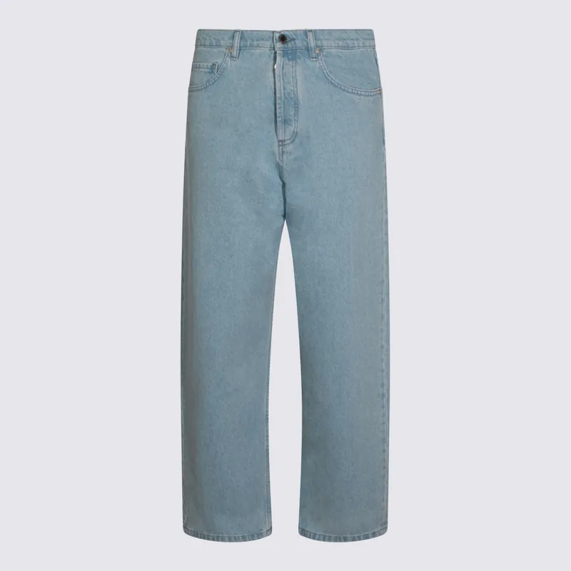 Jeans Light Washed Indigo - Maison Kitsuné