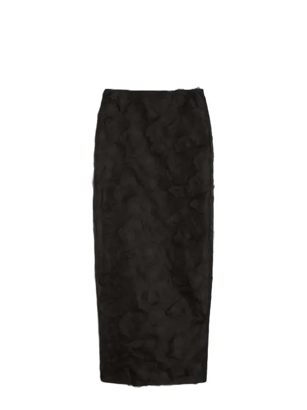 Fitted Midi Skirt, Embellished With A 3d Jacquard Texture. - Max Mara