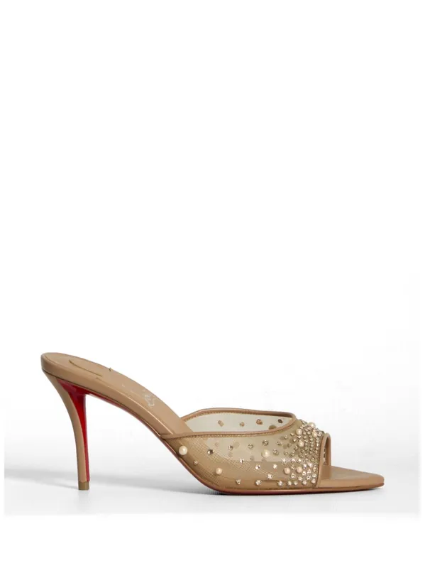 Miss Z Strass Embellished Mules - Christian Louboutin