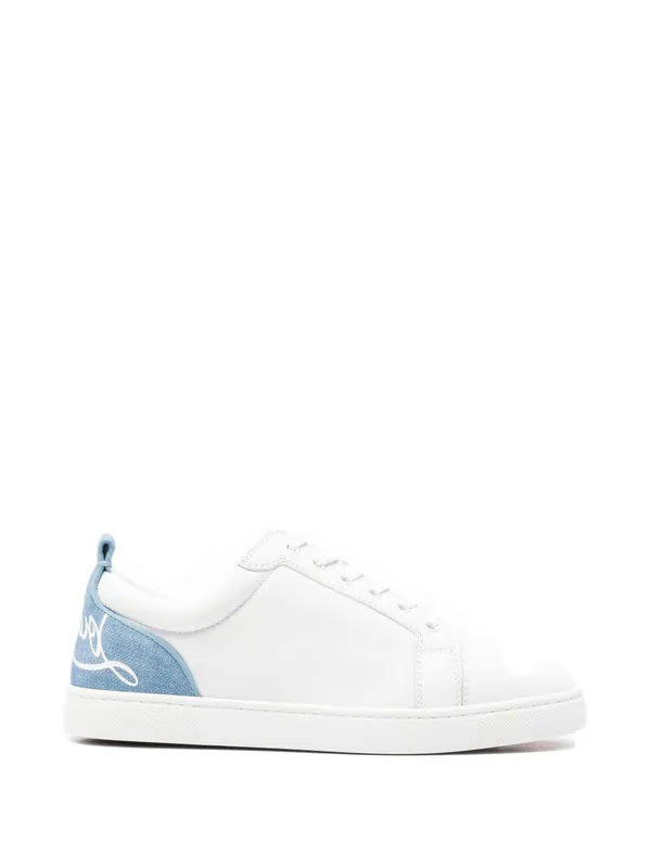 Fun Louis Junior Leather Sneakers - Christian Louboutin