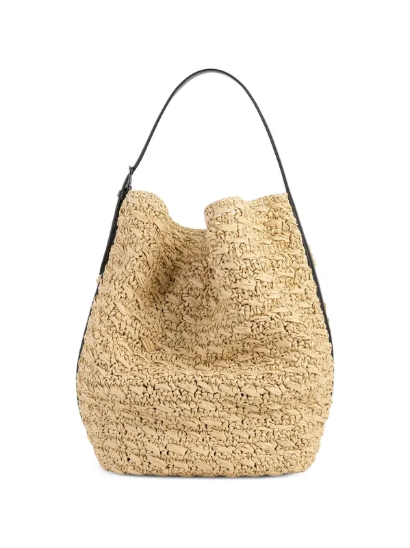 Rafia Belted Tote Bag - Toteme