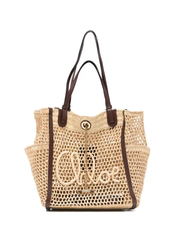 Chloé Iconic Rafia Tote Bag