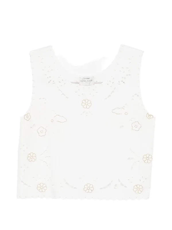 Embroidered Cotton Top - Forte_Forte
