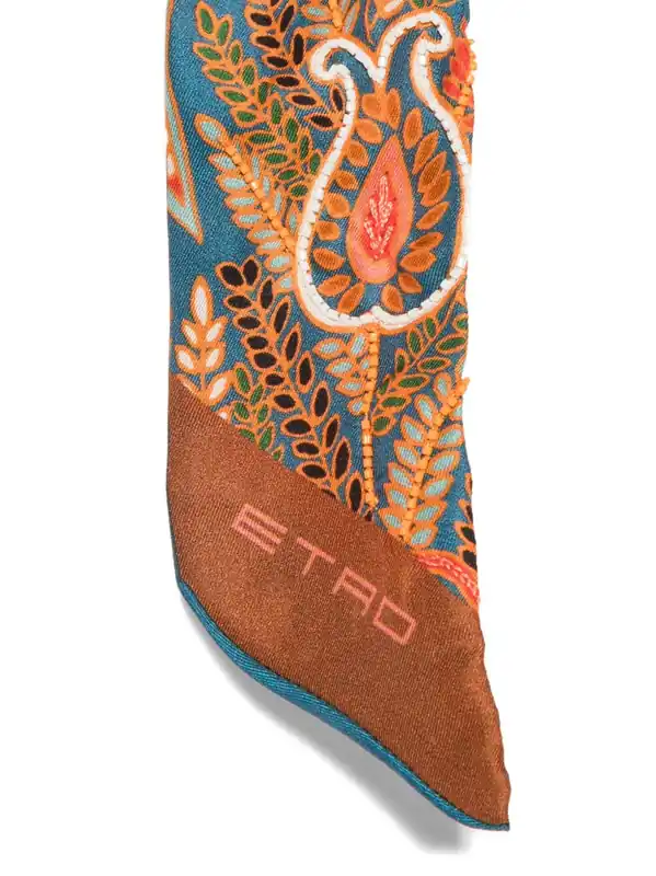 Paisley Print Silk Foulard - Etro