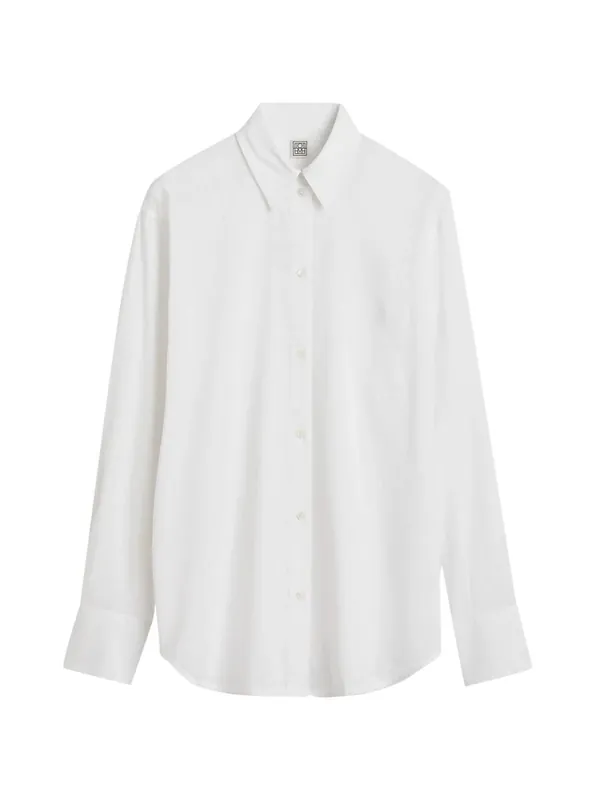 Linen And Cotton Blend Shirt - Toteme