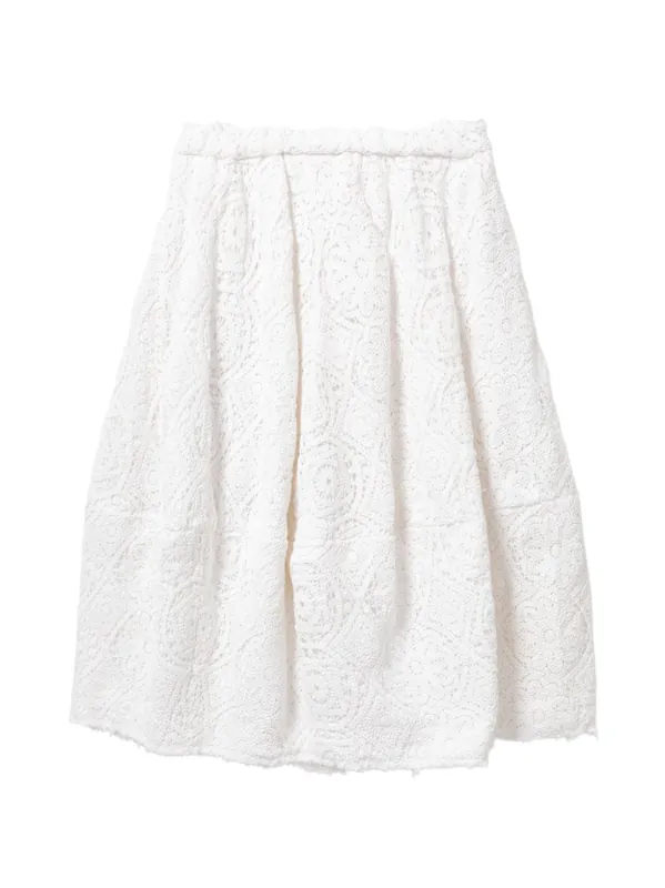 Cotton Midi Skirt - Comme Des Garçon
