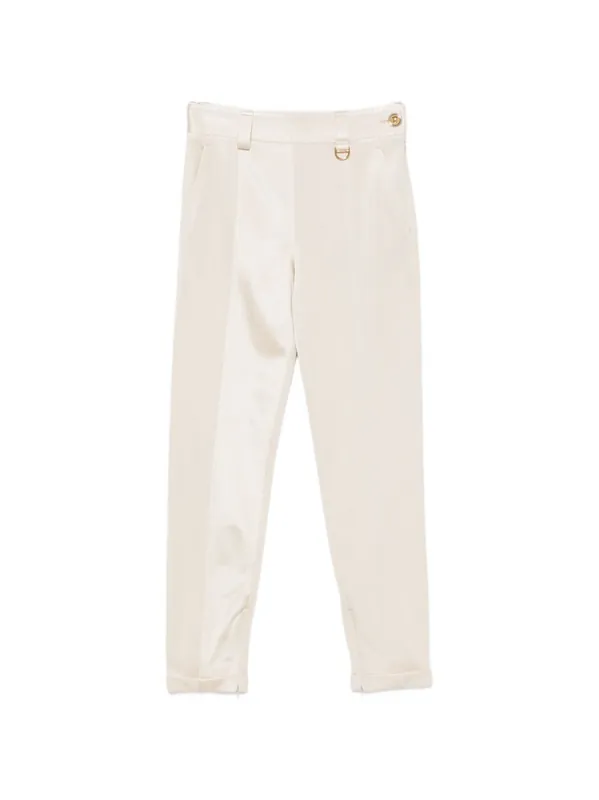 Satin-Finish Trousers