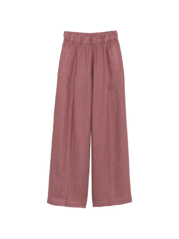 Jhonny Linen Trousers - Semicouture