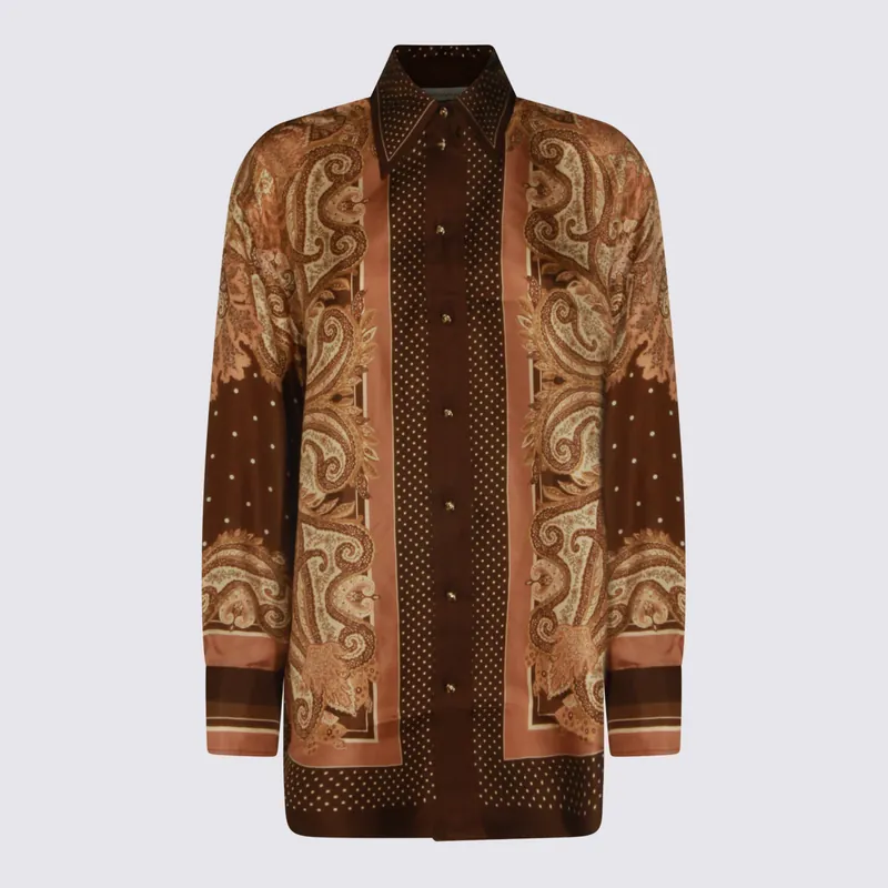 Shirts Caramel Paisley - Zimmermann