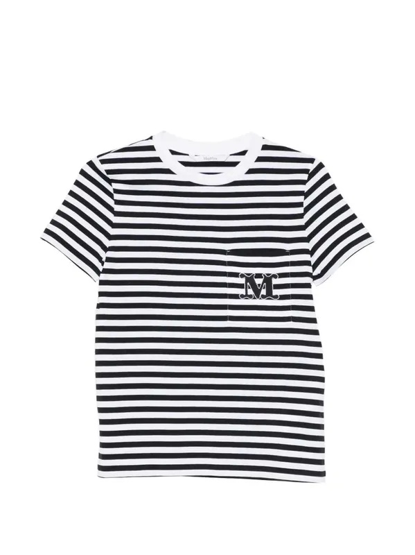 Striped T-Shirt With Applique