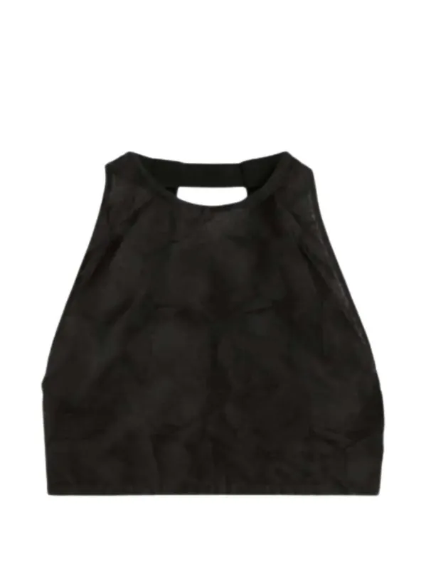 Mxsfumetto Crop Top With Cut-Out