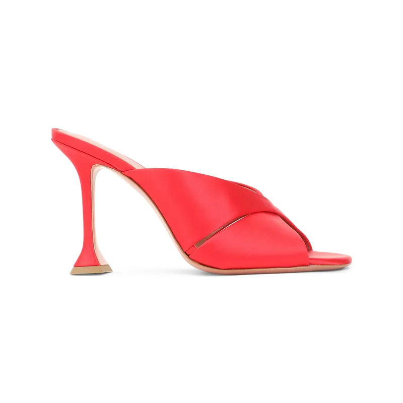 Mules Red - Amina Muaddi