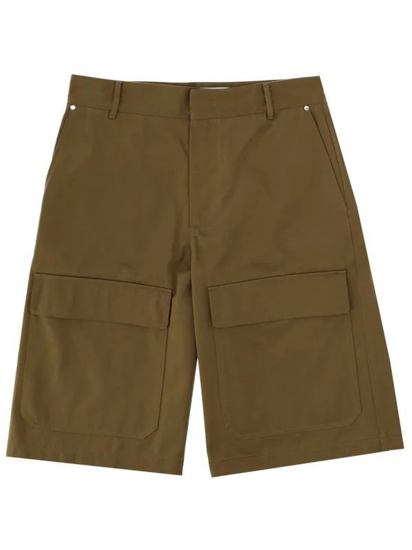 Shorts In Cotone Con Patch Logo - MSGM