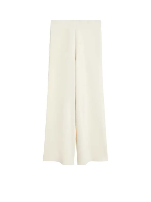 Viscose CrêPe Knit Pants - Ivory