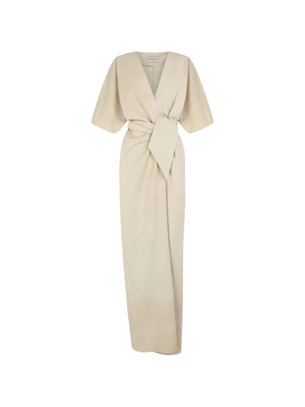 Ryo Cotton And Linen Dress - Cortana