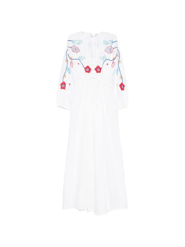 Embroidered Cotton Dress - Forte_Forte