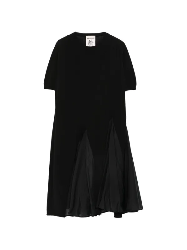 Blondie Cotton And Silk Dress - Semicouture