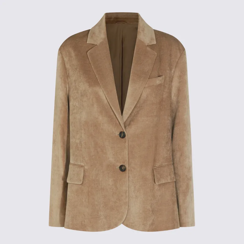 Jackets Cappuccino - Brunello Cucinelli