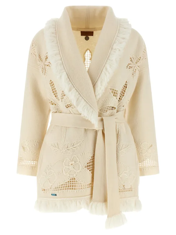 Island Sweaters And Cardigans White - Alanui