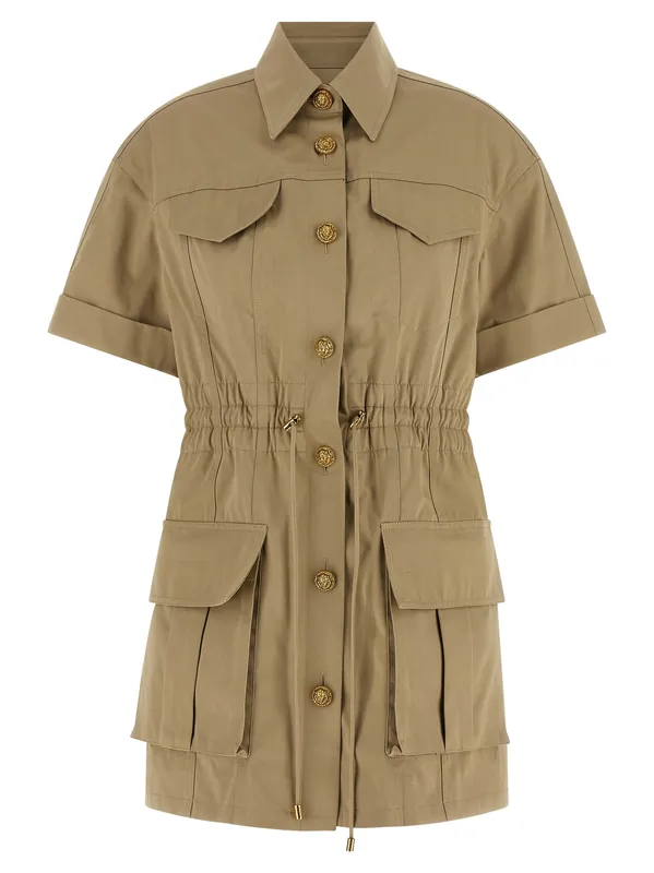 Saharan Dress Dresses Green - Balmain