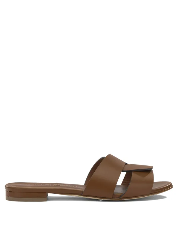 Aria Sandals Brown - Sergio Levantesi