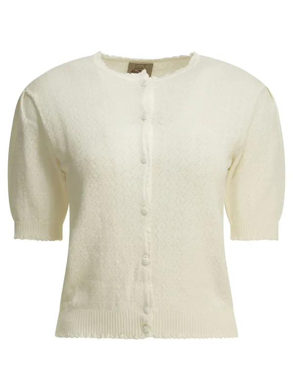 Chevron Knitwear White - Rakkì