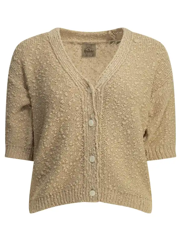 B.B. Jacket Knitwear Beige - Rakkì