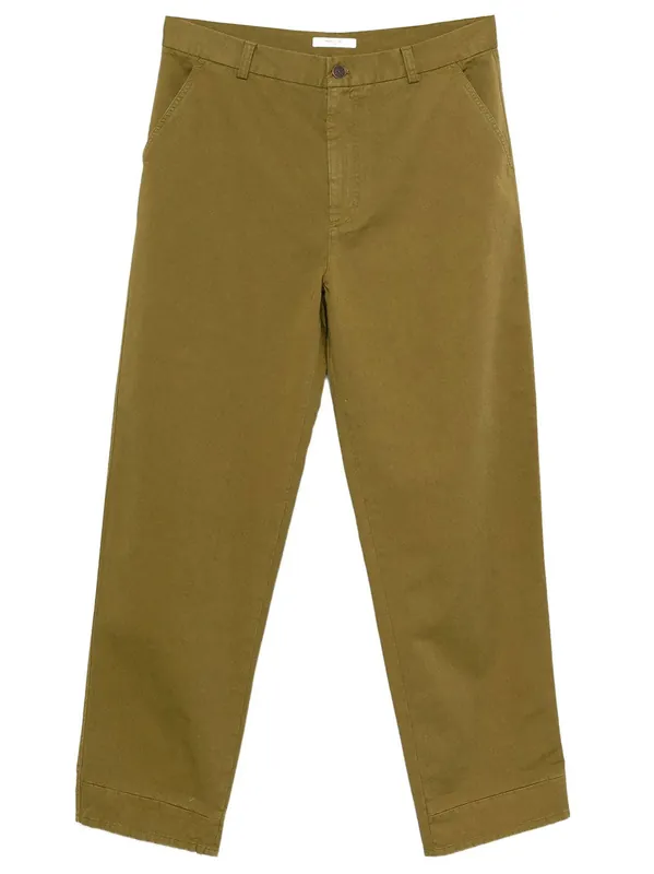 Fadi Straight-Leg Cotton And Linen Trousers