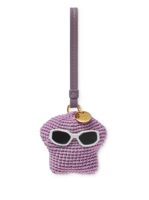 Medusa Fluffy Bag Charm - Versace