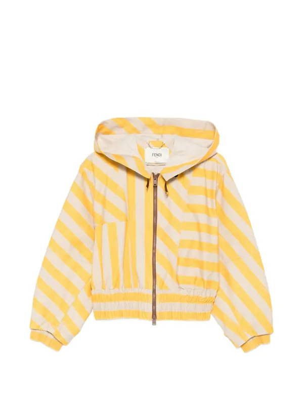 Striped Blouson Jacket - Fendi