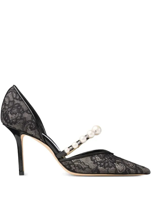Aurelie 85mm Lace Pumps - Jimmy Choo