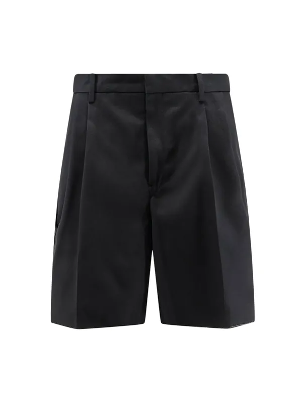 Cotton Blend Bermuda Shorts - Maison Margiela