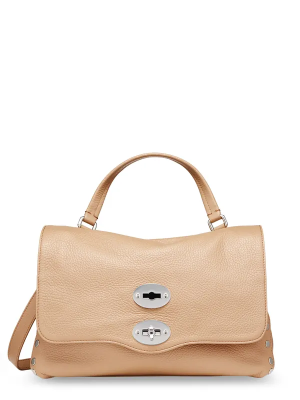Hammered Leather Postina Daily Crossbody Bag - Zanellato