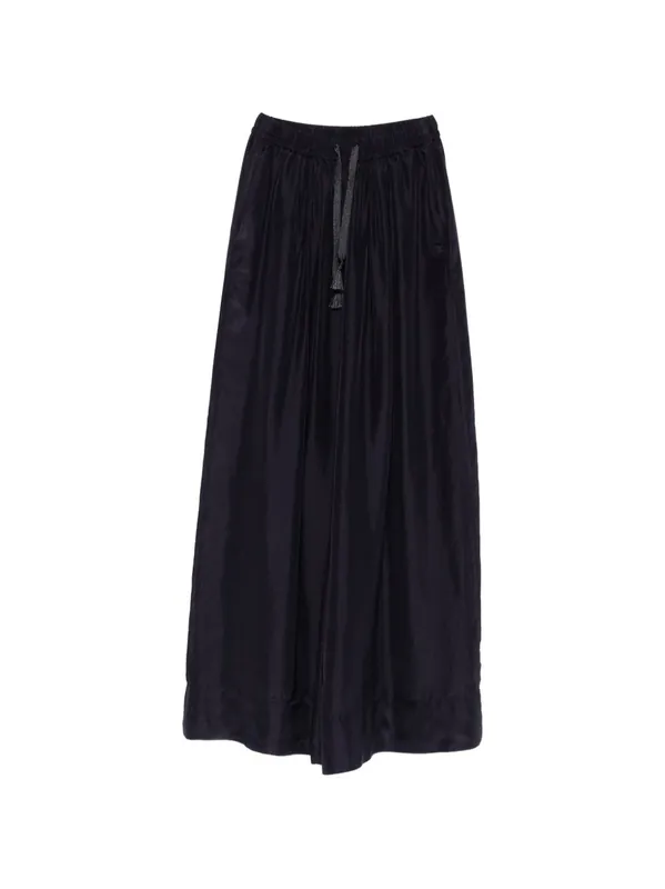 Silk Drawstring Trousers - Forte_Forte