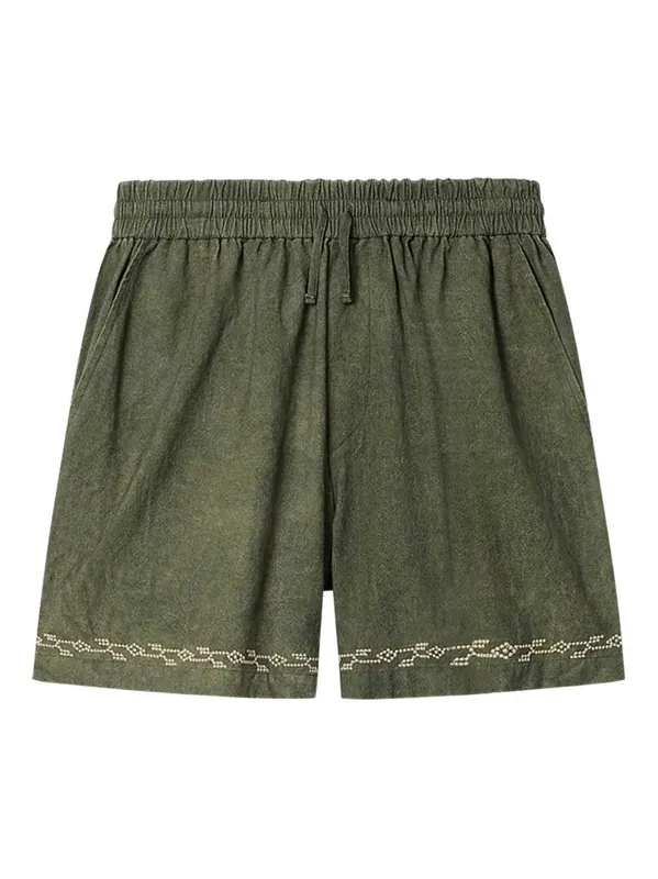 Zilan Shorts With Embroidery - Isabel Marant
