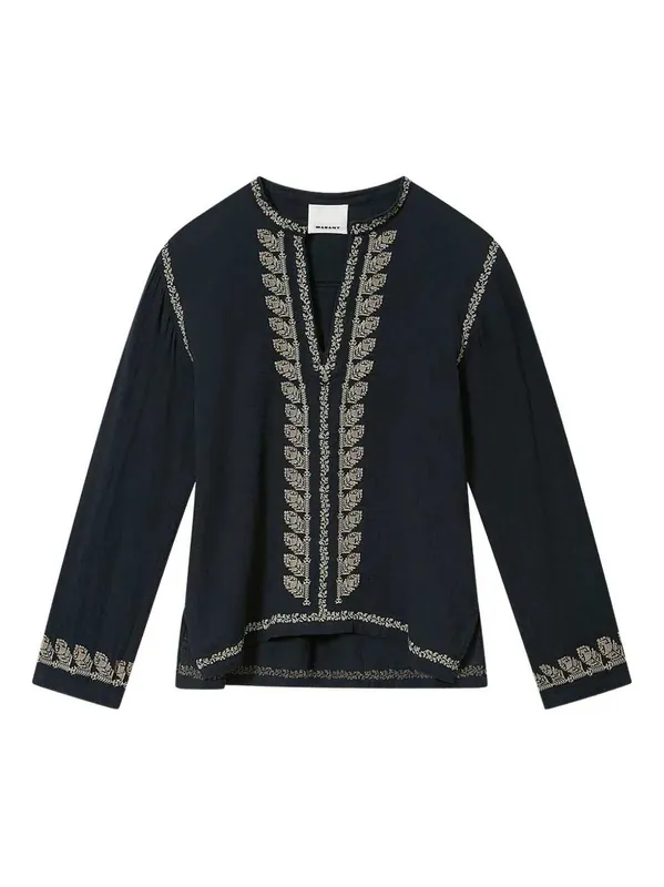 Cizalie Embroidered Top - Isabel Marant