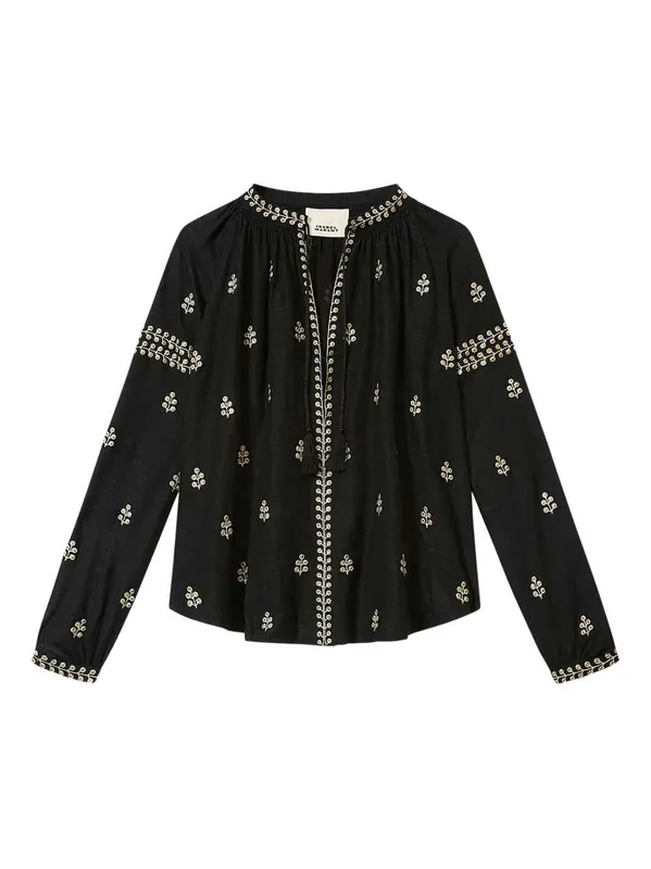 Rodis Embroidered Top - Isabel Marant