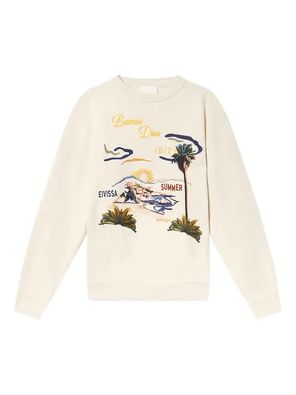 Mikoy Sweatshirt With Embroidery - Isabel Marant