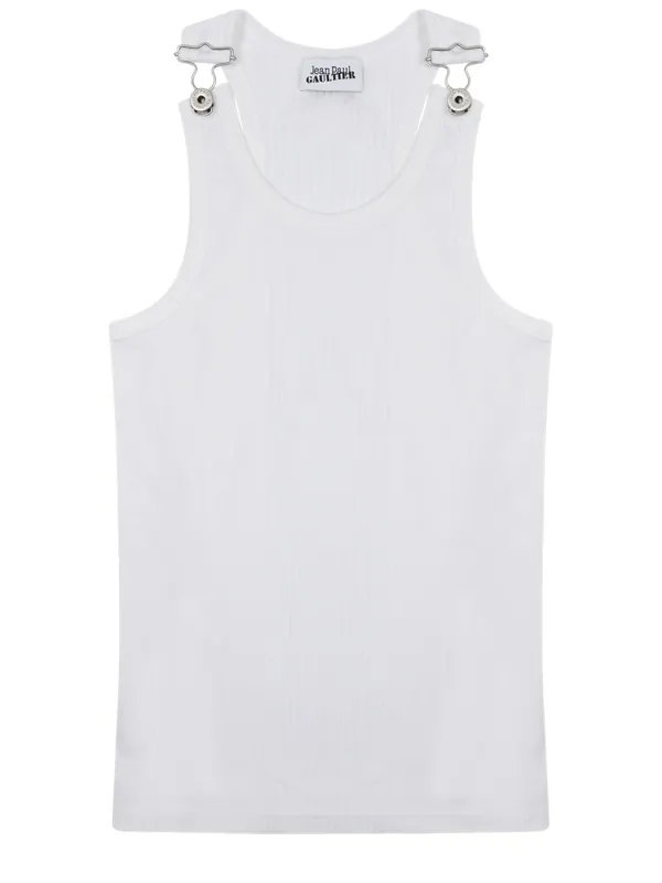 Tank Top In Cotone - Jean Paul Gaultier