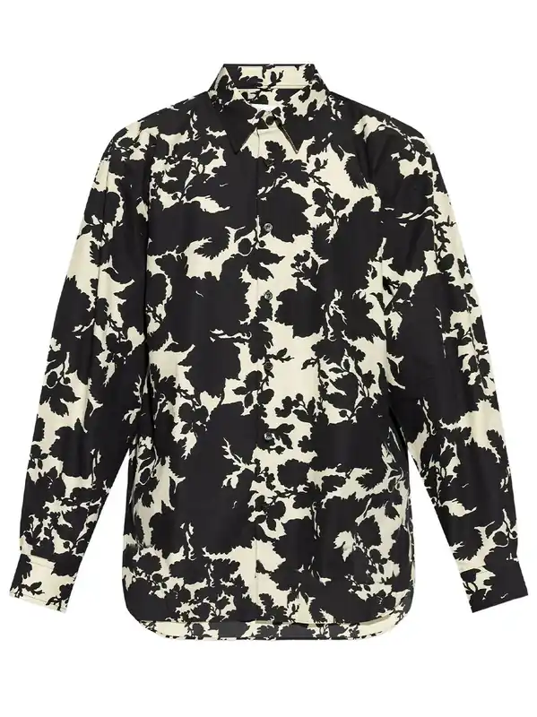 Croom Patterned Cotton Shirt - Dries Van Noten