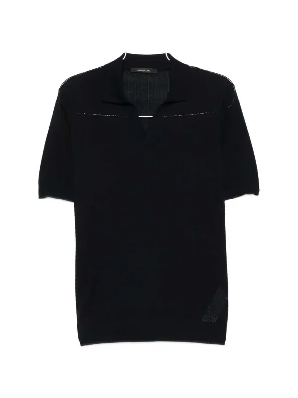 V-Neck Knit T-Shirt