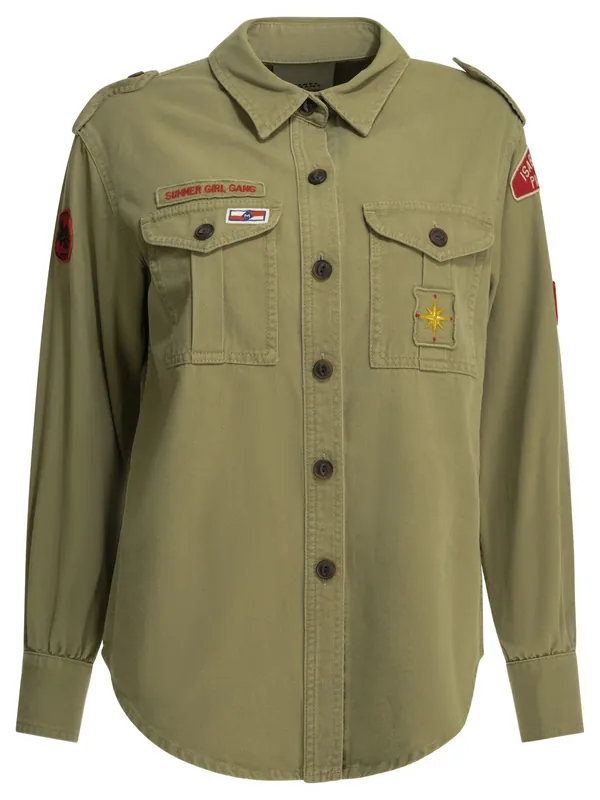 Umberta Jackets And Coats Green - Isabel Marant