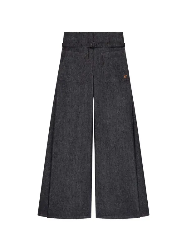 Palazzo Pants With Belt - Courrèges