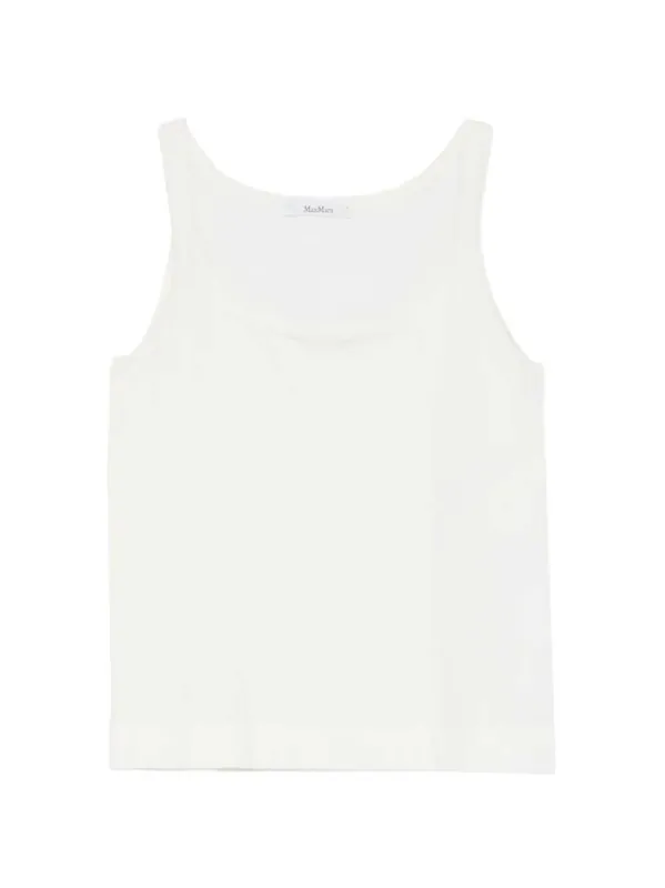 Pumano Tank Top With Wide Neckline - Max Mara