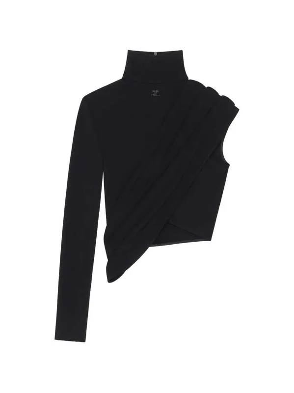 Asymmetrical Crop Top - Courrèges